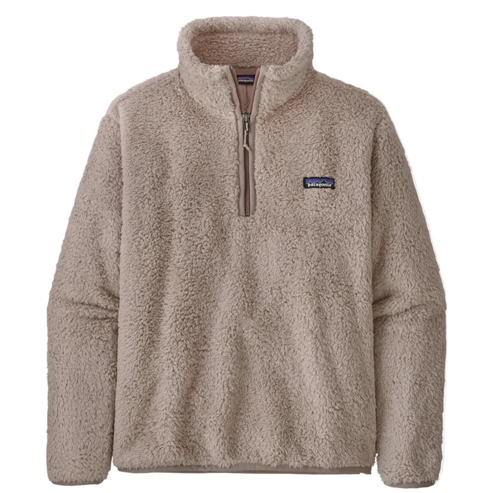 PATAGONIA Outdoor Women’s Beige Teddy Sherpa Fuzzy Fleece Jacket